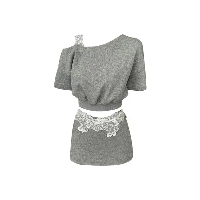 小菊川栗 舒适休闲简约百搭裙装套装 女款