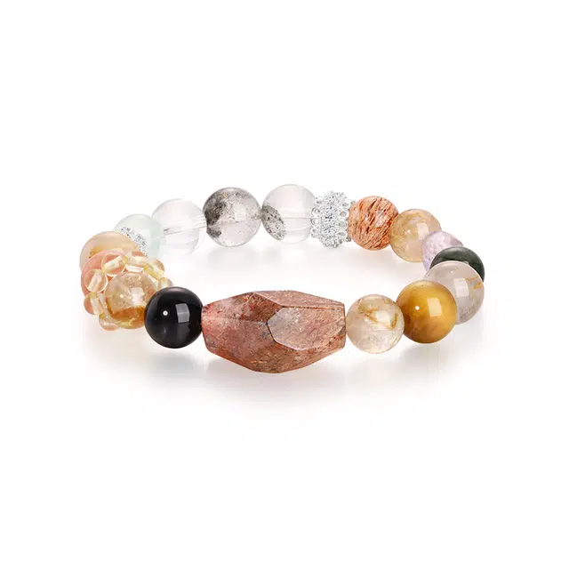 【多财多福】 金六福吉祥 宝匣多宝 新中式国风复古高级感轻奢精致日常百搭步步高升#好运 水晶 手串 男女同款情侣款