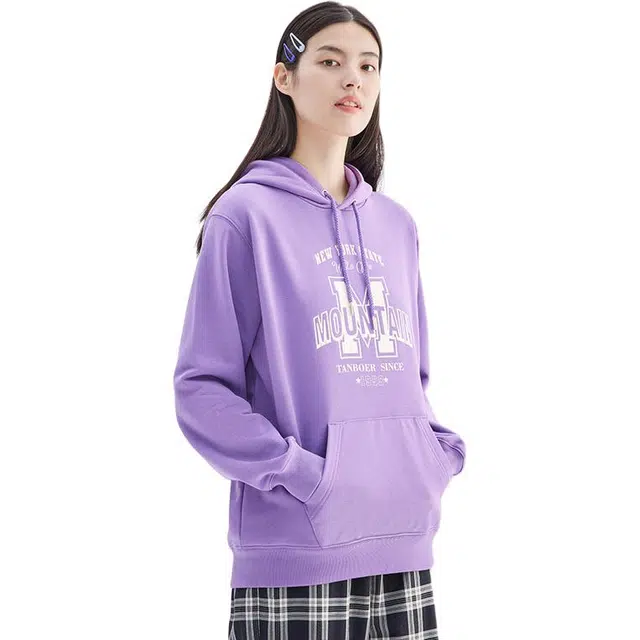 坦博尔 设计感印花甜美长袖卫衣 女款
