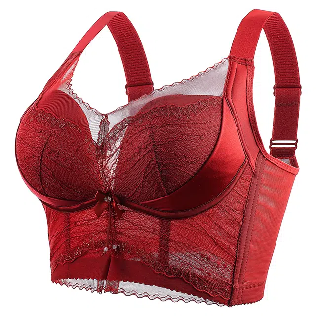 二三二三 聚拢提拉上托不空杯亲肤舒适侧收副乳无钢圈可调节肩带软支撑法式简约时尚百搭性感纯欲文胸 女款