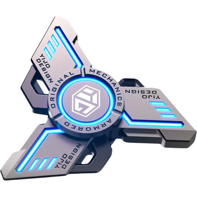 哈杰布雷特 发光指尖陀螺夜光手指无限黑科技 玩具