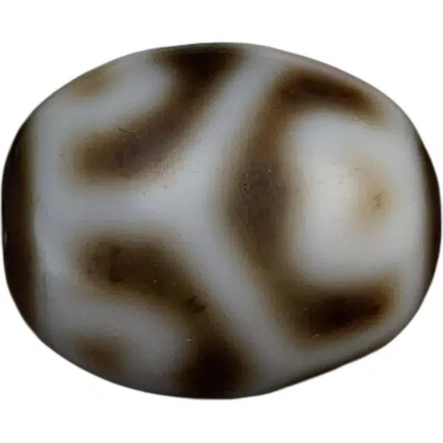 灵运宝 转运招财藏区老天珠达洛十字莲花老矿风化油润包浆老料器磨损到位 一物一图#好运 玛瑙 吊坠 男女同款情侣款