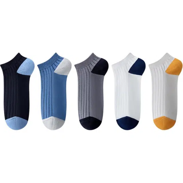 欧迪芬 夏季抗菌防臭运动短袜 男款 组合装