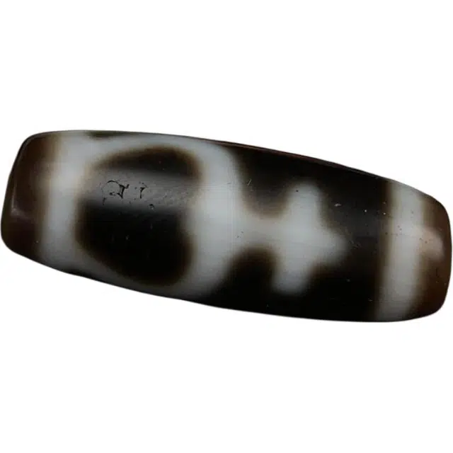 灵运宝 【师傅已加能量】#转运招财西藏藏区宝瓶天珠皮壳黑白老矿风化油润包浆老料器磨损到位 一物一图#好运 玛瑙 吊坠 男女同款情侣款