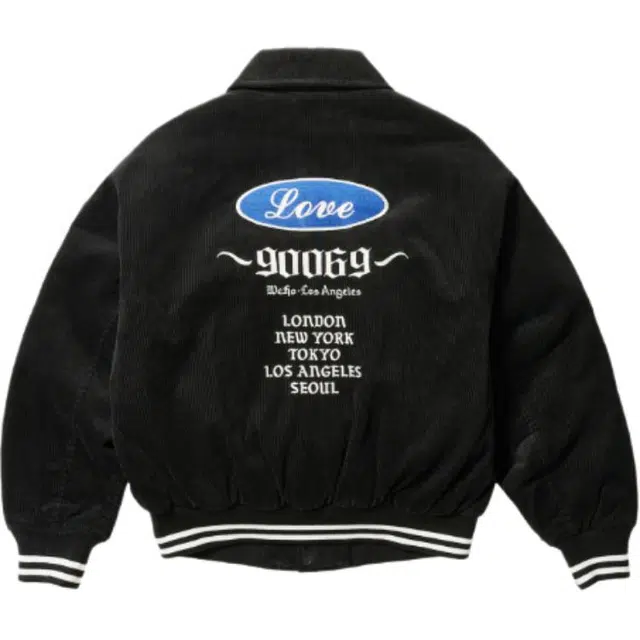 PALACE SS25 Drop3 PALACE LOVE VARSITY JACKET logo