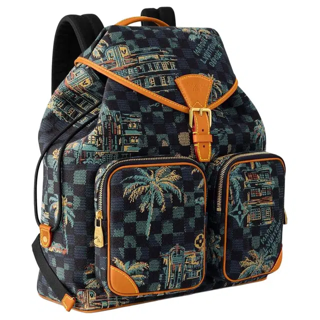 LOUIS VUITTON Montsouris CARGO Damier Palm Trees