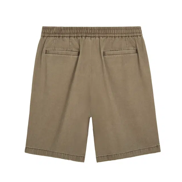 丹宁哲学 酵漂炒盐工艺自然做旧棉质宽松五分休闲短裤 男款