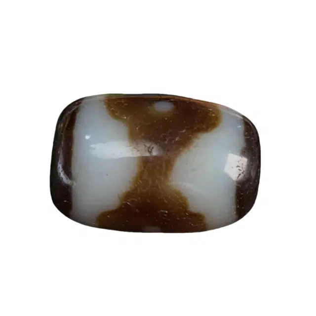 灵运宝 #转运招财藏区三眼天珠老矿风化油润包浆老料器磨损到位 一物一图#好运 玛瑙 吊坠 男女同款情侣款