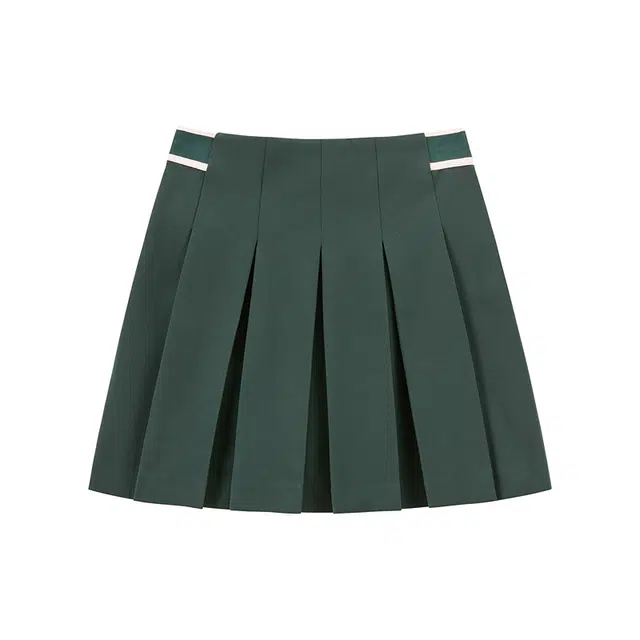 太平鸟 高级气质百褶通勤高腰休闲短裙 女款