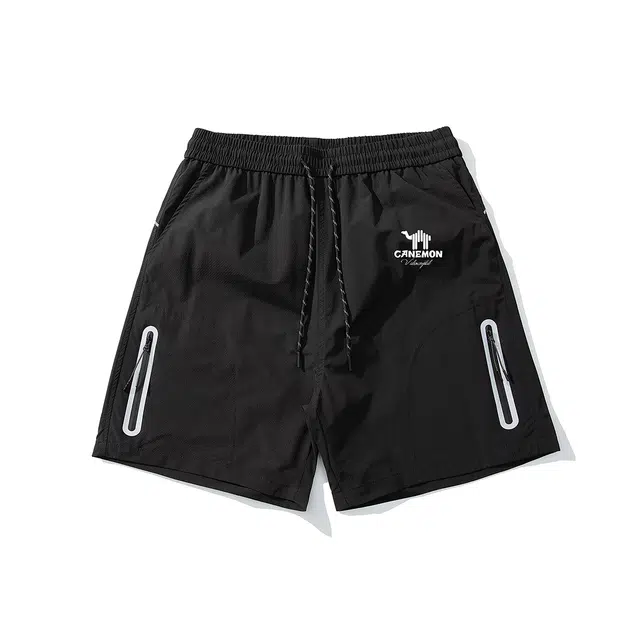 领航骆驼 户外百搭宽松系带舒适百搭五分休闲短裤 男女同款