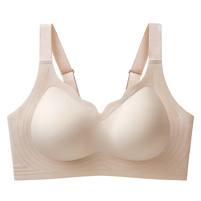 二三二三 聚拢提拉上托不空杯自然透气亲肤舒适内衣侧收副乳无钢圈软支撑纯色简约时尚百搭性感纯欲文胸 女款