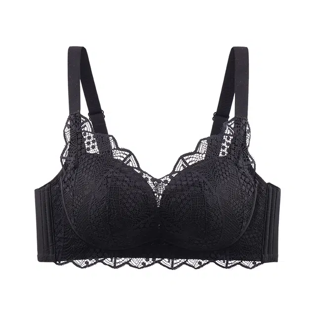 欧迪芬 春季 优雅蕾丝聚拢纯色文胸 女款 组合装