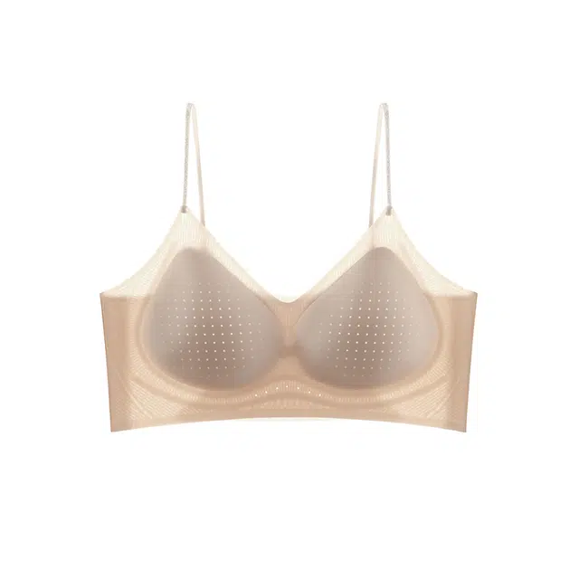 二三二三 自然聚拢提拉上托不空杯亲肤舒适内衣侧收副乳无钢圈透气不闷软支撑胸罩简约时尚纯色百搭性感纯欲文胸 女款