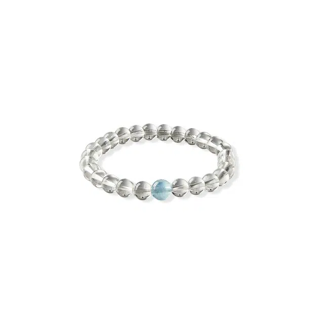 【前程似锦 平安顺遂】 秦福炫 水逆退散 转运发财上岸暴富时来运转八发来财精致简约百搭 白水晶 手串 女款