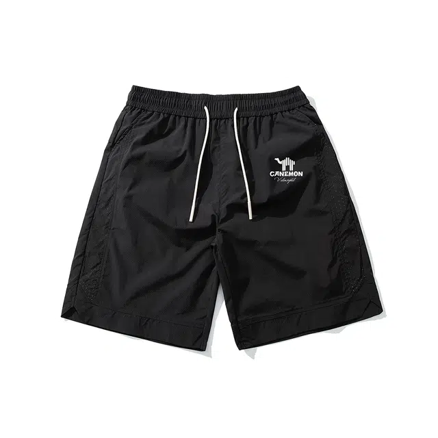 领航骆驼 户外运动百搭系带舒适五分休闲短裤 男女同款