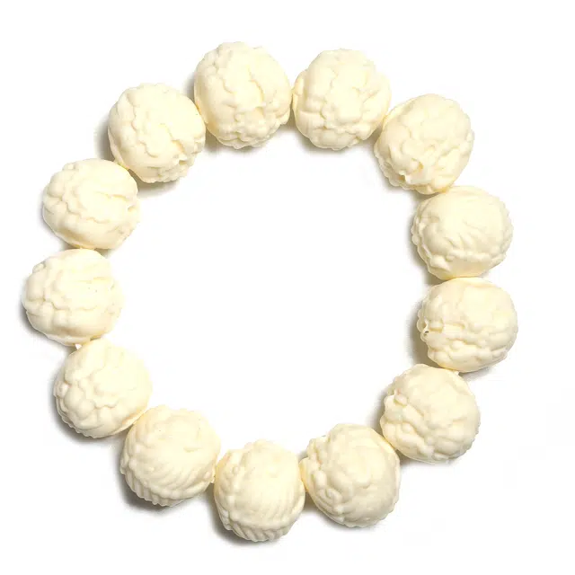 嫒柯  新中式国潮文艺复古轻奢高级感百搭盘玩文玩财源广进平安纳福喜乐诸事顺遂万事如意财#好运 象牙果 手串 男女同款情侣款