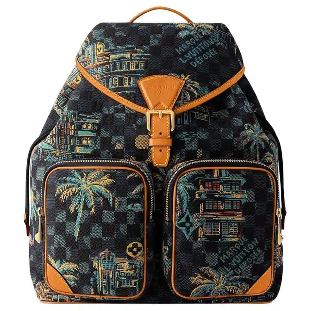 LOUIS VUITTON Montsouris CARGO Damier Palm Trees