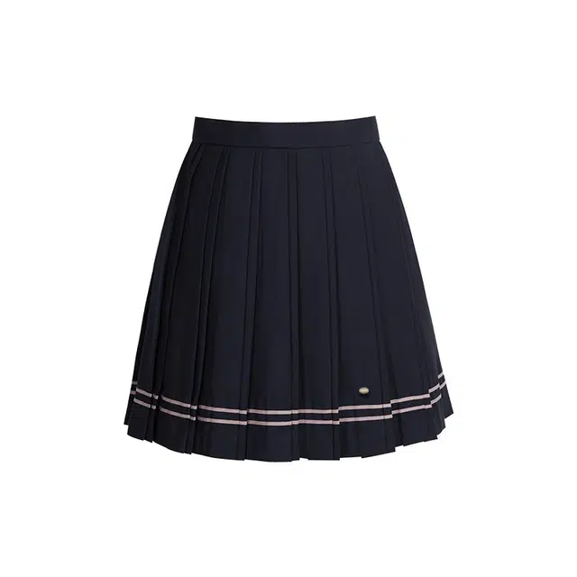 花铃太太 百褶裙修身显瘦学院风休闲短裙 女款