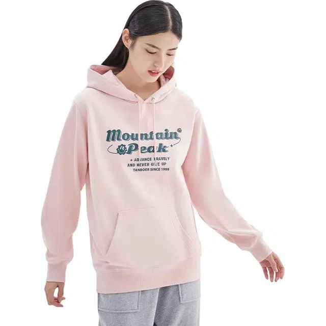 坦博尔 设计感印花甜美长袖卫衣 女款
