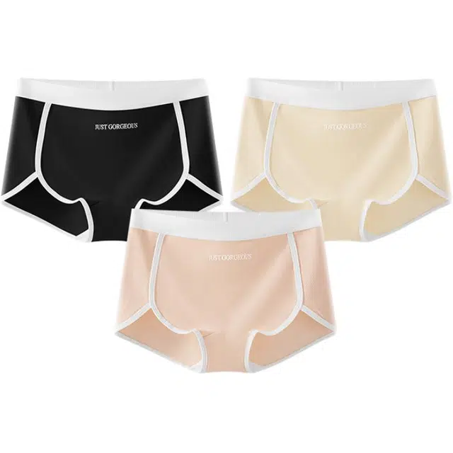 欧迪芬 棉质抑菌透气纯色简约三角裤中腰内裤 女款