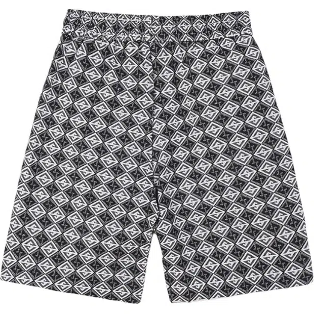 颂希尔 民族风时尚格子潮流宽松青年五分沙滩裤休闲短裤 男女同款