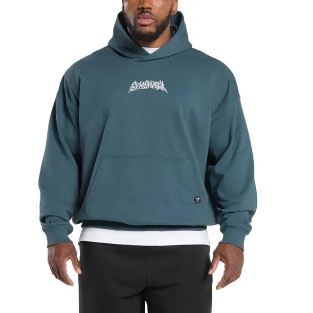 GYMSHARK Metal Lifting Graphic Hoodie