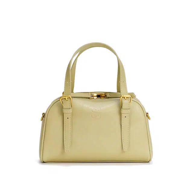 西木汀 布蕾泡芙 小众设计精致小巧高级感百搭通勤 牛皮 波士顿包斜挎手提包 小号 女款 多色