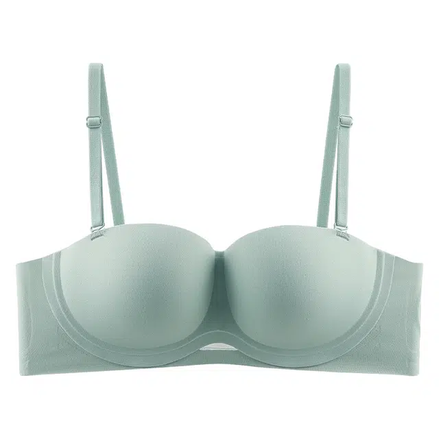 二三二三 自然聚拢提拉上托不空杯亲肤舒适侧收副乳无钢圈软支撑简约时尚百搭性感纯欲文胸 女款