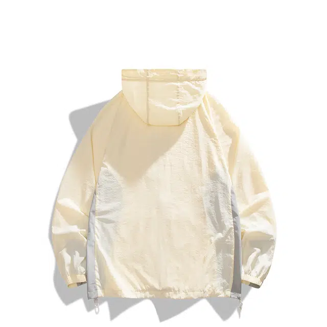 【dme】 防紫外线户外连帽外套夏季宽松百搭撞色巨好看的潮防晒服 男女同款