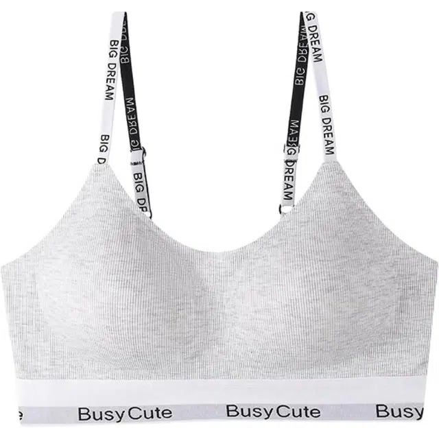 北极绒 小胸聚拢收副乳防下垂性感字母肩带透气美背夏季文胸 女款 组合装