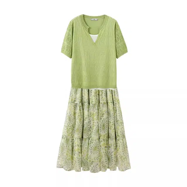 云妃秀 休闲气质时尚百搭简约韩版减龄显瘦胖妹妹夏季休闲套装 女款