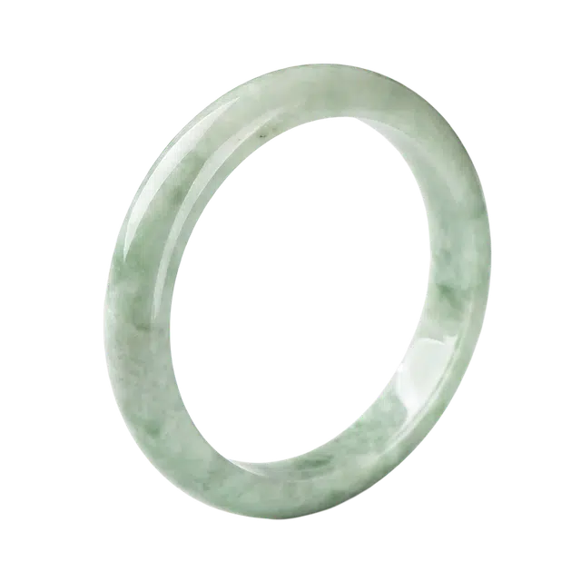 迈奇的礼物 好运自然平安 糯冰 翡翠手镯 女款