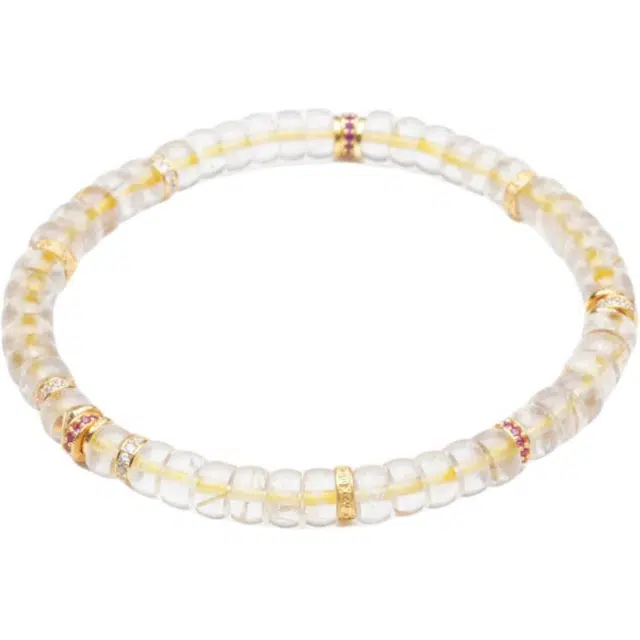 仙源 新中式招财国潮好运 金发晶 手串 男女同款情侣款