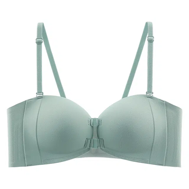 二三二三 自然提拉聚拢上托不空杯亲肤舒适侧收副乳无钢圈软支撑简约时尚百搭性感纯欲文胸 女款