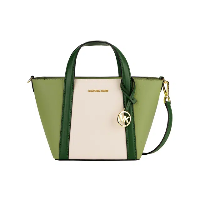 MICHAEL KORS MK Pratt Logo Tote