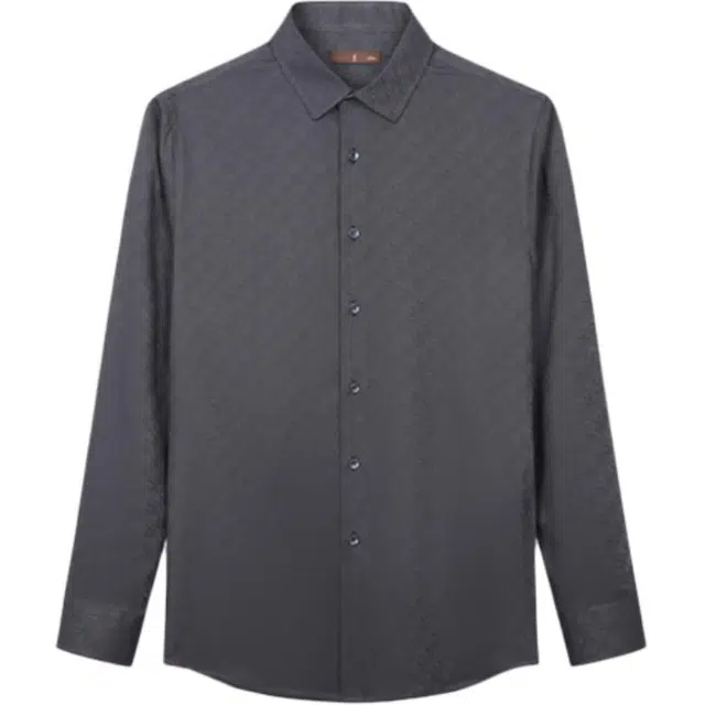 才子 高级休闲吸湿透气百搭通勤长袖衬衫 男款