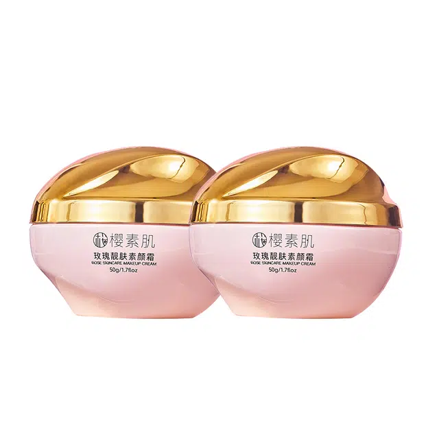 樱素肌 玫瑰靓肤素颜霜 控油自然无瑕持久保湿