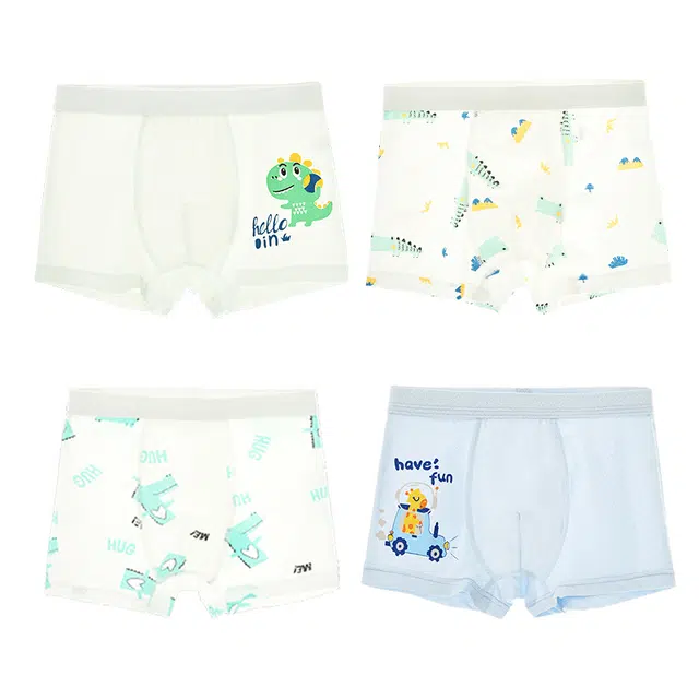 棉奇熊 时尚亲肤透气舒适冰丝内裤儿童款