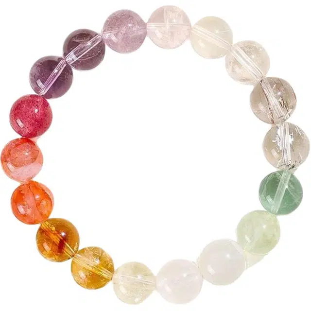 饰之颜 纳福多宝 葡萄石多宝  招财进宝 助事业步步高升 招桃花 净化负能量  时尚高级感  好运天然 白水晶 手串 男女同款情侣款