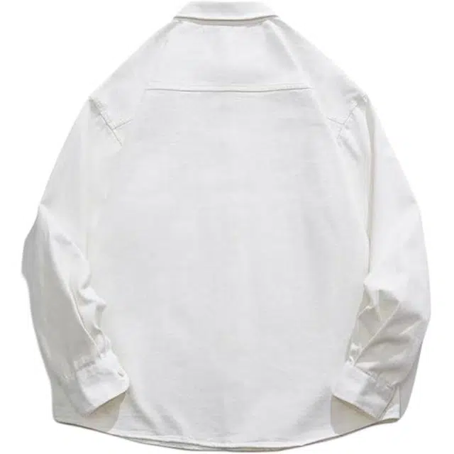 单爵 冰丝短袖衬衫男夏季高级感痞帅透气衬衣外套 男女同款