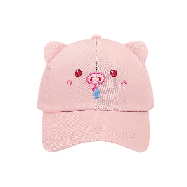 PLAN IN Cute Nose Pig Bear Cap