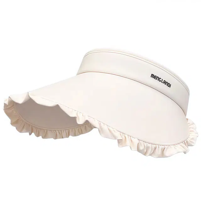 优莲茵 花边空 冰丝大檐速干遮阳 百搭防紫外线 聚酯纤维 防晒帽 男女同款情侣款