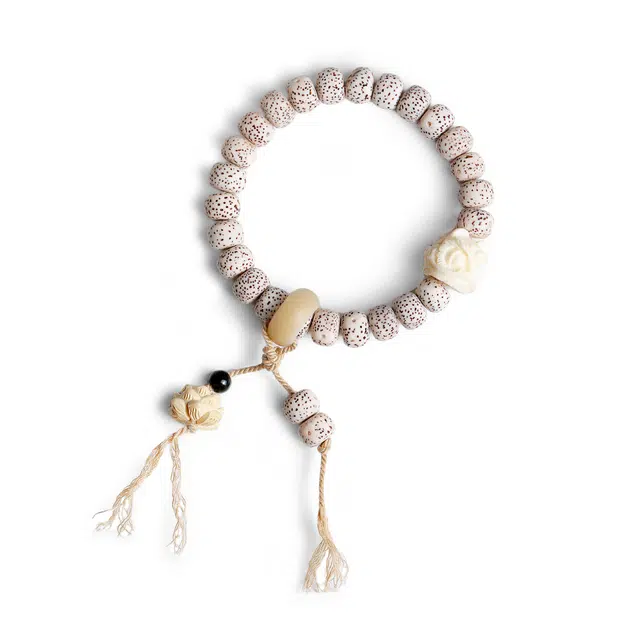 梨云暮雪 莲花醒狮 复古国潮民族风#好运 星月菩提 手串 男女同款情侣款