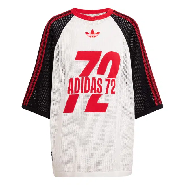 adidas Originals SS25 White/Black/Light Scarlet