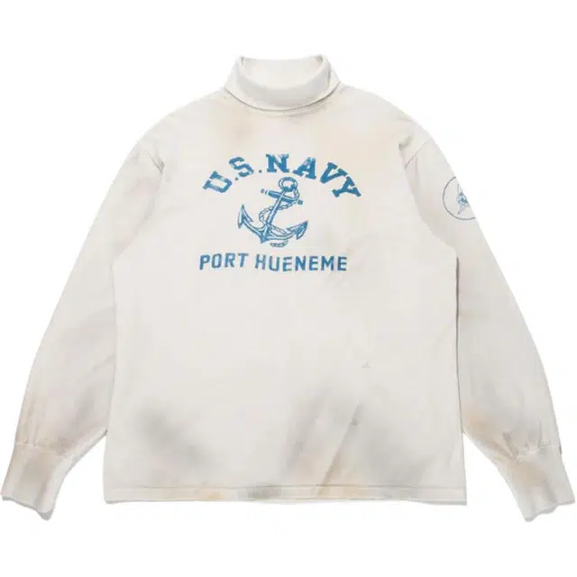 bowwow SS25 USN SEEBEES TURTLENECK LS AGING