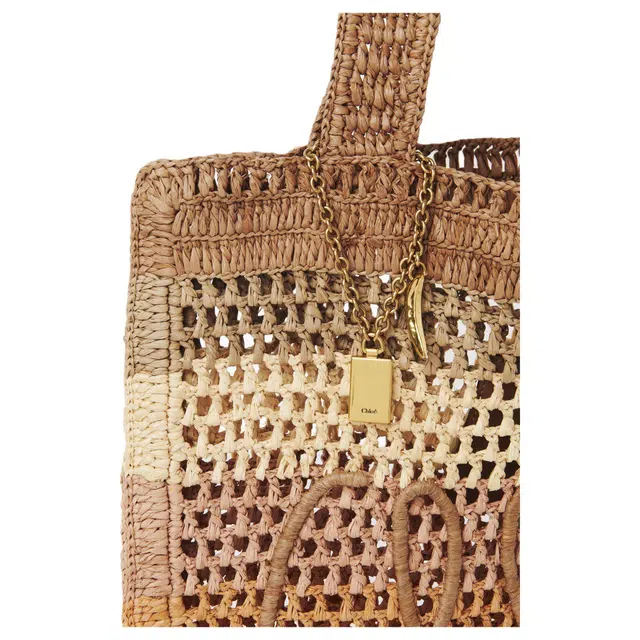 Chloe Summer Banana Logo Tote