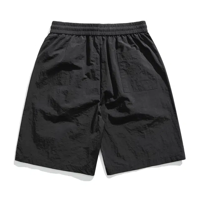 颂希尔 美式复古设计感潮流宽松运动休闲短裤 男女同款