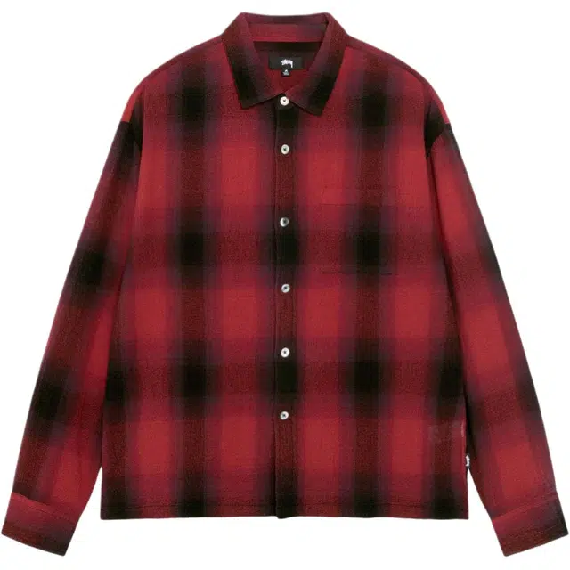 Stussy SS25 LOOSE WEAVE PLAID SHIRT