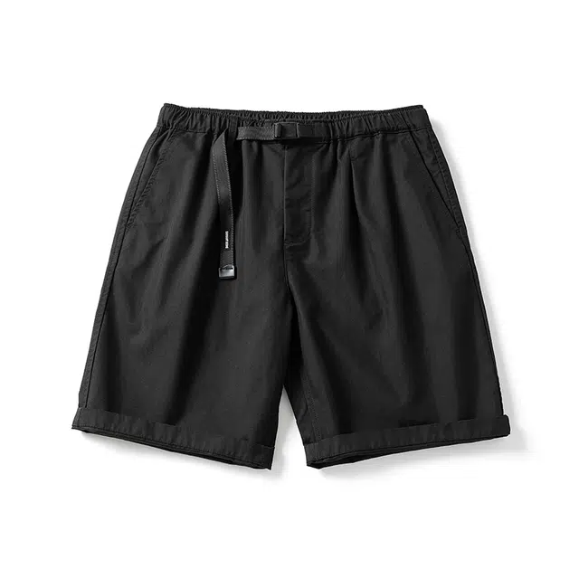 实年服工 质感简约工装宽松五分裤休闲短裤 男款