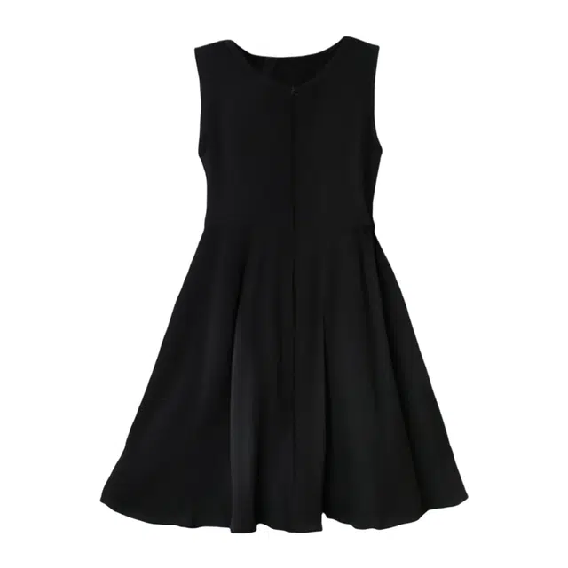 潞优野 法式优雅背心夏季百搭显瘦裙短袖连衣裙 女款